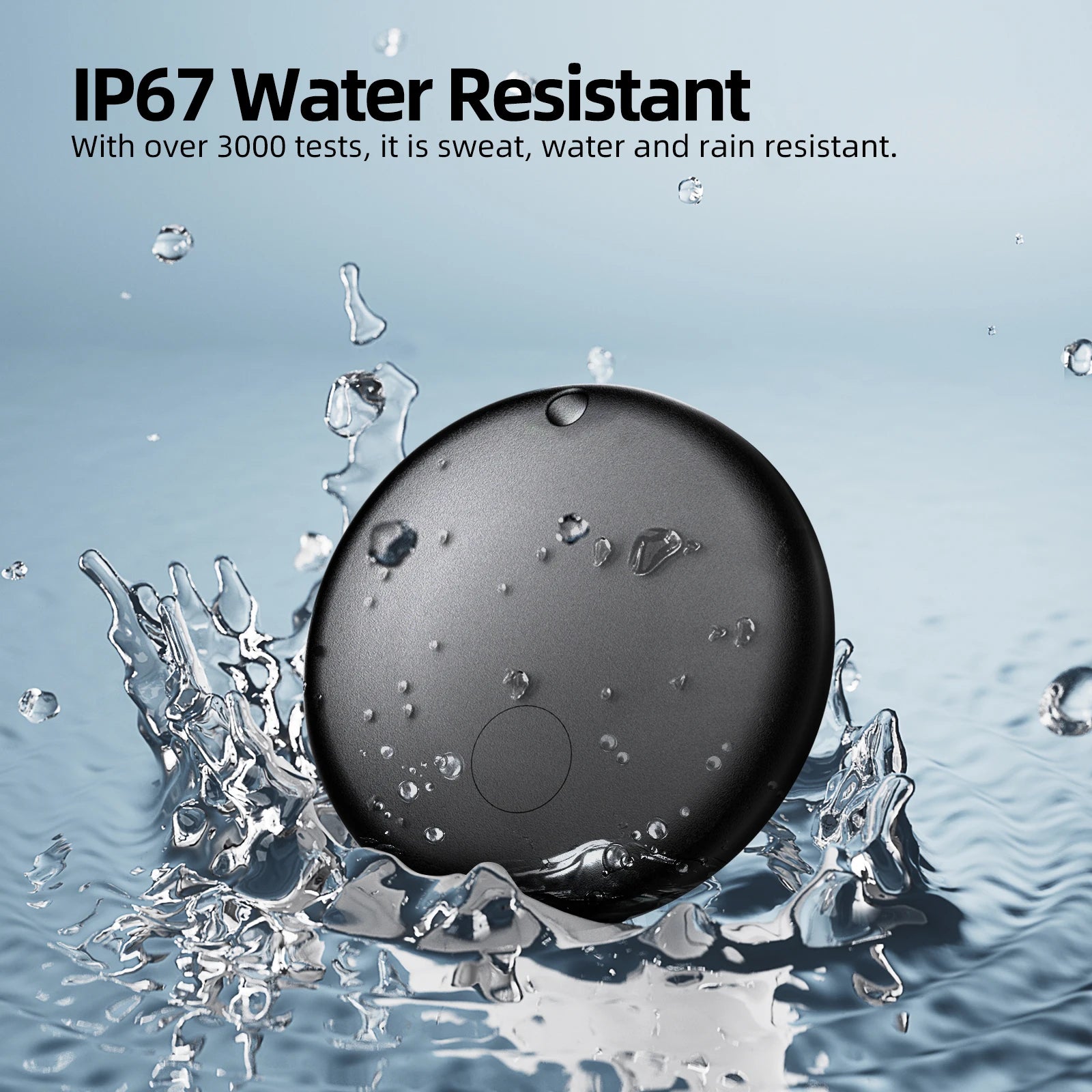 AuraTech Mini GPS Tracker - Compatible with Android & Google Find My Device - Smart Bluetooth Locator for Car, Bike, Keys & Personal Security