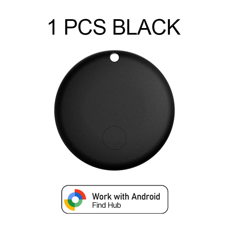 AuraTech Mini GPS Tracker - Compatible with Android & Google Find My Device - Smart Bluetooth Locator for Car, Bike, Keys & Personal Security